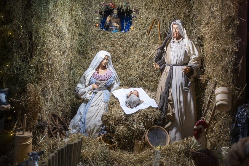 Szopka w kościele pw. Karola Boromeusza przy ul. Kruczej we Wrocławiu